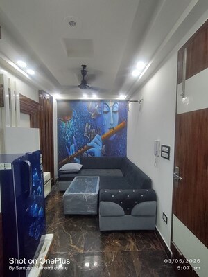 Living Room in 1 BHK Builder Floor at Uttam Nagar – for Rent
