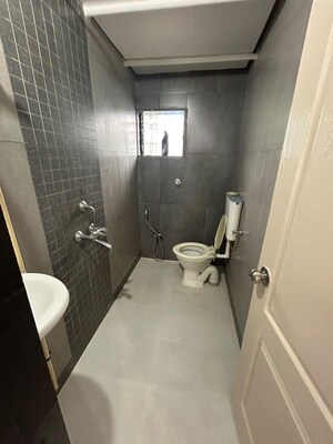 Bathroom in 3 BHK Apartment at Galaxy Aura, Nerul Sector 6 – for Sale