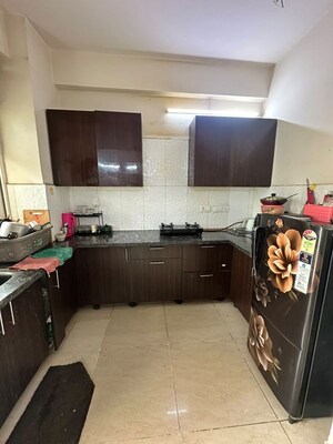 Kitchen in 3.5 BHK Apartment at RG Luxury Homes, Sector 16b Greater Noida – for Rent
