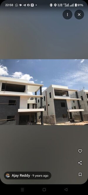 4 BHK Villa – Exterior View View at Vasantha City, Hi Tech City - for Sale
