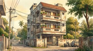  Independent House – Exterior View View at Rangareddy Guda - for Sale