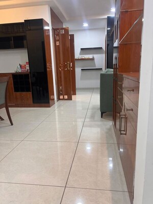 Staircase in 3 BHK Apartment at Aparna Sarovar Zenith, Nallagandla – for Rent