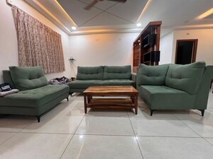 Living Room in 3 BHK Apartment at Aparna Sarovar Zenith, Nallagandla – for Rent