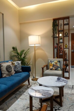 Living Room in 2 BHK Apartment at D And T Medha, Aundh – for Rent