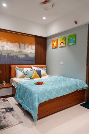Bedroom in 2 BHK Apartment at D And T Medha, Aundh – for Rent