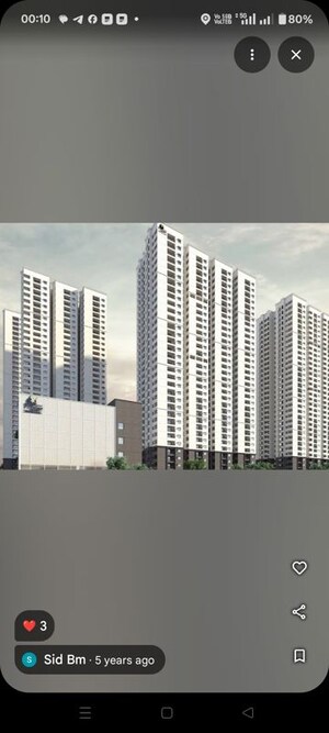 3 BHK Apartment – Exterior View View at Prestige Tranquil, Kokapet - for Rent