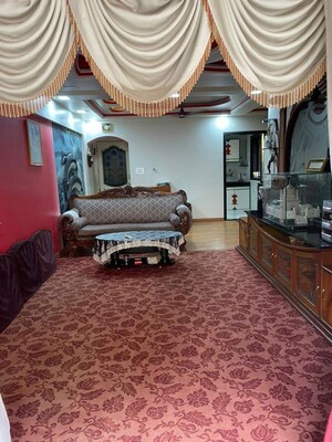 Living Room in 3 BHK Apartment at Raheja Vistas Phase 1, Mohammadwadi – for Rent