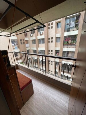 Balcony in 3 BHK Apartment at Raheja Vistas Phase 1, Mohammadwadi – for Rent