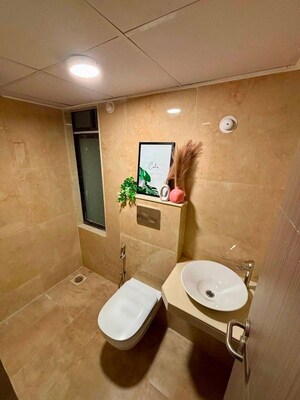 Bathroom in 2 BHK Apartment at DGS Sheetal Elara, Lokhandwala – for Rent