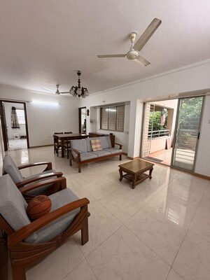Living Room in 3 BHK Apartment at Prabhat Apartment, Prabhat Road – for Rent