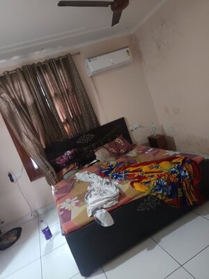 Bedroom in 3 BHK Builder Floor at Guru Nanak Enclave, Dhakoli – for Rent