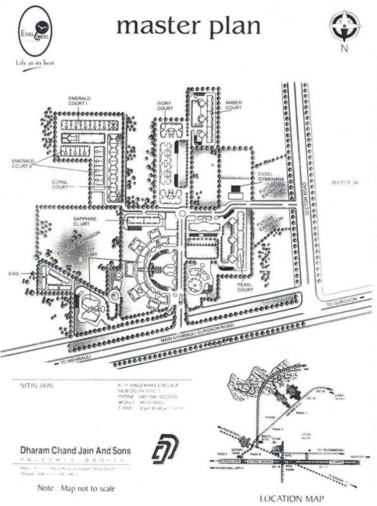 Master Plan, suncity-essel-tower 3.5 Bedroom 1777 Sq.Ft. Apartment In Sector 28 Gurgaon 10616819