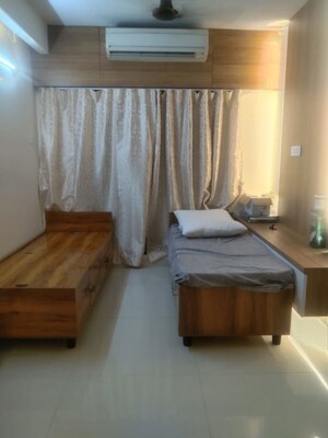 Living Room in 1 BHK Apartment at Silver Dunes, Prabhadevi – for Rent