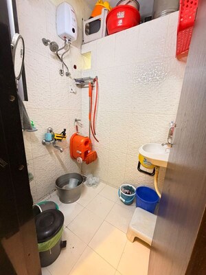 Bathroom in 1 BHK Apartment at Adarsh Nagar CHS Worli, Worli – for Rent
