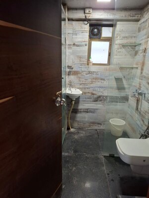 Bathroom in 1 BHK Apartment at Adarsh Nagar CHS Worli, Worli – for Rent