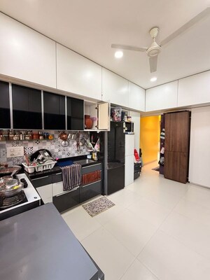 Kitchen in 1 BHK Apartment at Adarsh Nagar CHS Worli, Worli – for Rent
