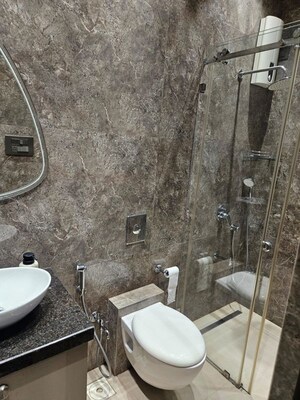 Bathroom in 2 BHK Apartment at Siddhivinayak Horizon, Prabhadevi – for Rent