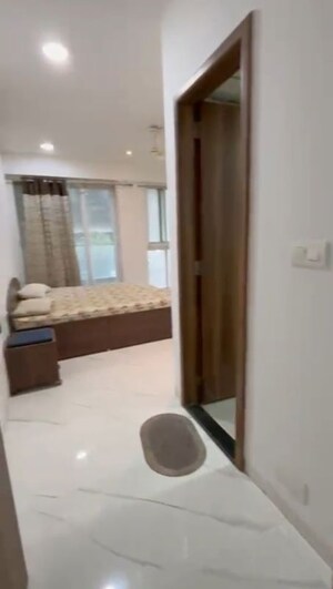 Bathroom in 4 BHK Apartment at Nahar F Residences, Balewadi – for Rent
