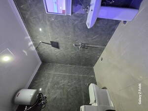 Bathroom in 3 BHK Apartment at Chattarpur – for Rent