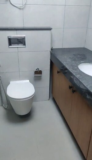 Bathroom in 3 BHK Apartment at Godrej Woods Evergreen, Sector 43 – for Rent
