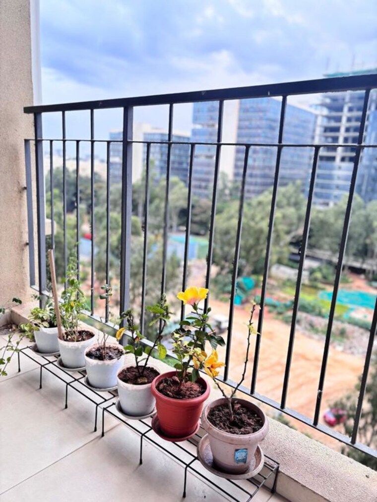 Balcony, bhartiya-nikoo-homes-phase-2 2 Bedroom 1190 Sq.Ft. Apartment In Thanisandra Main Road Bangalore 10616999