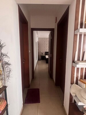 Building Lobby in 2 BHK Apartment at Bhartiya Nikoo Homes Phase 2, Thanisandra Main Road – for Rent