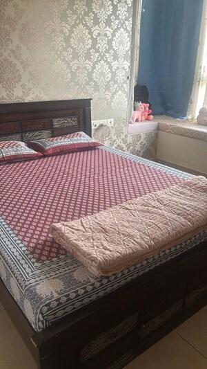 Bedroom in 2 BHK Apartment at Bhartiya Nikoo Homes Phase 2, Thanisandra Main Road – for Rent