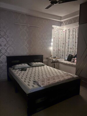 Bedroom in 2 BHK Apartment at Bhartiya Nikoo Homes Phase 2, Thanisandra Main Road – for Rent