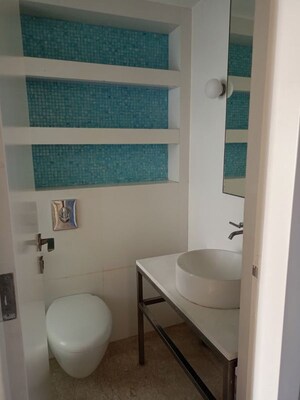 Bathroom in 2 BHK Apartment at Lodha Fiorenza, Goregaon East – for Rent