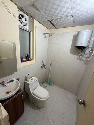 Bathroom in 3 BHK Apartment at Signature Global City, Sector 37d – for Rent
