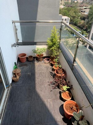 Balcony in 2 BHK Apartment at Shanti Elixir, Mundhwa – for Rent