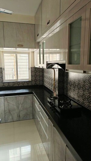 Kitchen in 2 BHK Apartment at Lodha Amara, Kolshet Road – for Rent