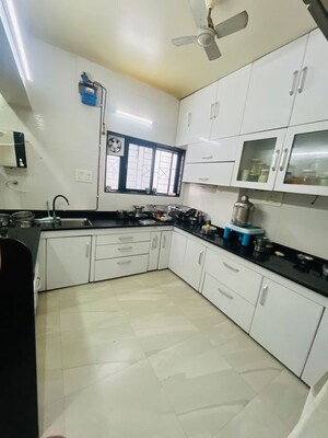 Kitchen in 3 BHK Apartment at Rahul New Ajantha Avenue, Kothrud – for Rent