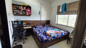 Bedroom in 2 BHK Apartment at Shree Rajlaxmi Greens Wing C, Ravet – for Rent