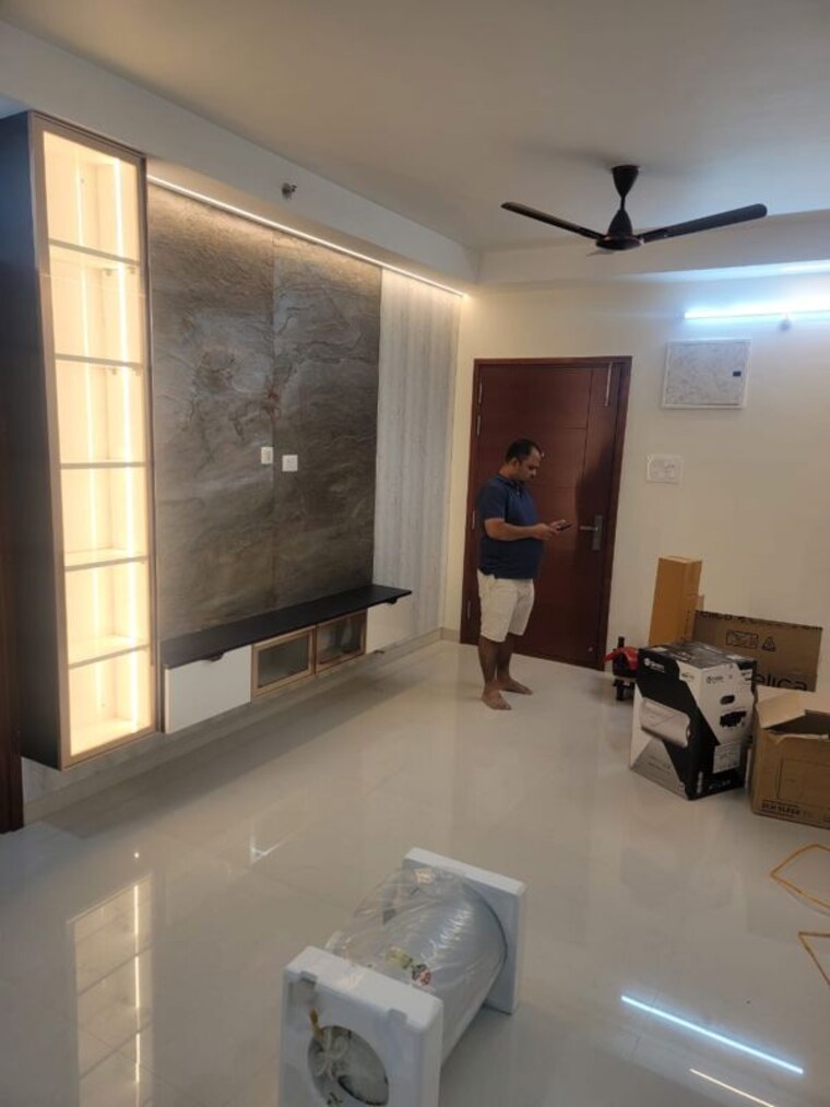Living Room, bricks-cyberwoods 3 Bedroom 1665 Sq.Ft. Apartment In Osman Nagar Hyderabad 10617227