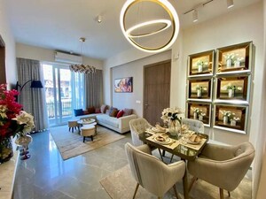 Living Room in 3.5 BHK Builder Floor at M3M Antalya Hills, Sector 79 – for Sale