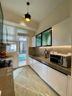 Kitchen in 3.5 BHK Builder Floor at M3M Antalya Hills, Sector 79 – for Sale