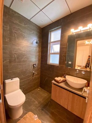 Bathroom in 3.5 BHK Builder Floor at M3M Antalya Hills, Sector 79 – for Sale