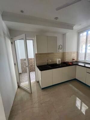 Kitchen in 3 BHK Builder Floor at Omaxe New Chandigarh, North Mullanpur – for Rent