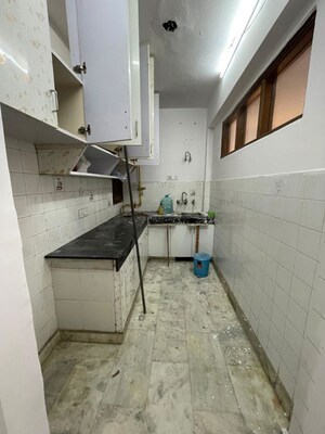 Kitchen in 2 BHK Builder Floor at Malviya Nagar – for Rent