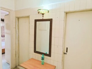 Bathroom in 1 BHK Apartment at Hiranandani Gardens, Powai – for Rent