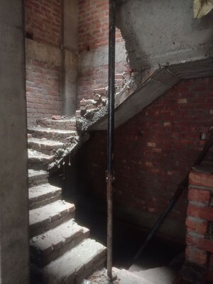 Staircase in 3 BHK Builder Floor at Vasant Kunj Enclave – for Sale