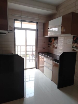 Kitchen in 1 BHK Apartment at Agarwal Exotica, Vasai East – for Rent