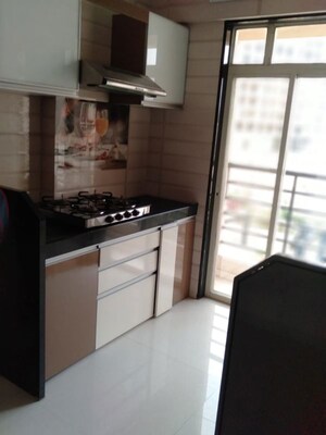 Kitchen in 1 BHK Apartment at Agarwal Exotica, Vasai East – for Rent