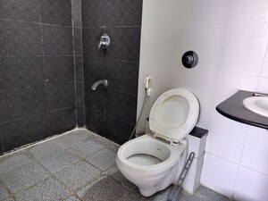 Bathroom in 3 BHK Apartment at Sukhwani Dynasty, Wakad – for Rent