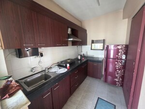 Kitchen in 3 BHK Apartment at Uniworld Heights, Rajarhat – for Rent