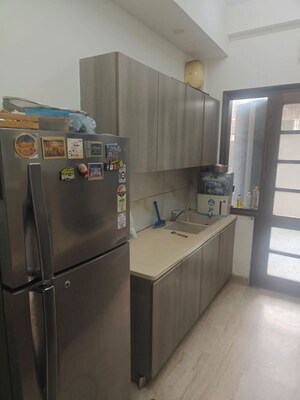 Kitchen in 3 BHK Builder Floor at Hong Kong Bazaar, Sector 57 – for Rent