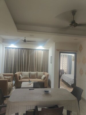 Living Room in 3 BHK Builder Floor at Hong Kong Bazaar, Sector 57 – for Rent
