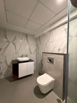 Bathroom in 3 BHK Apartment at Brigade Road – for Rent