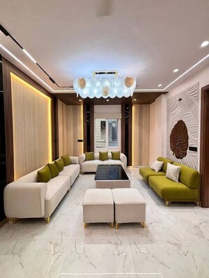 Living Room in 4 BHK Apartment at Freedom Fighters Vihar – for Rent